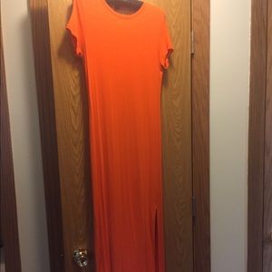 Michael Kors Orange maxi Dress